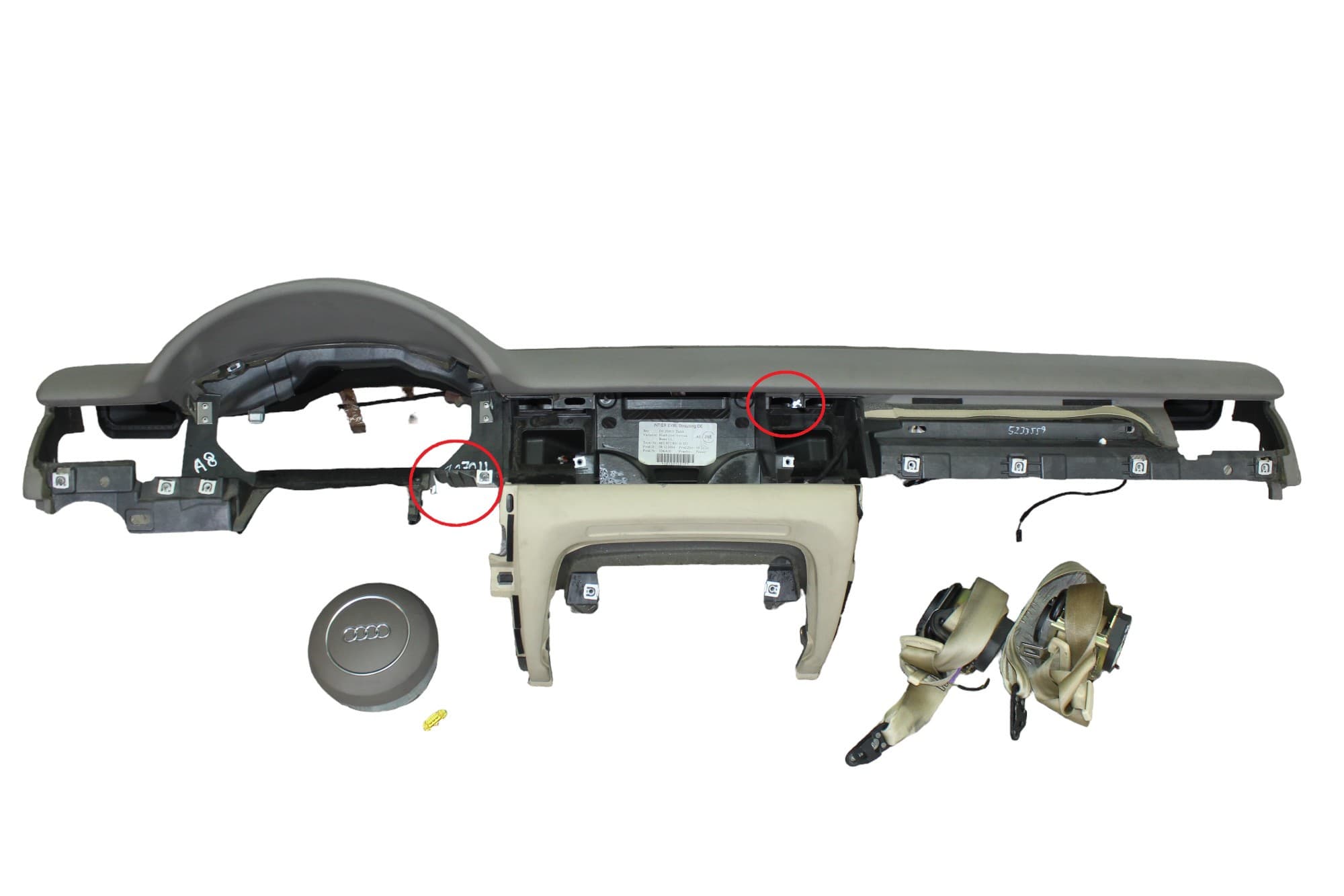 Kit airbag, Audi A8 (4E) 3.0 TDI Quattro 2005 usado 9