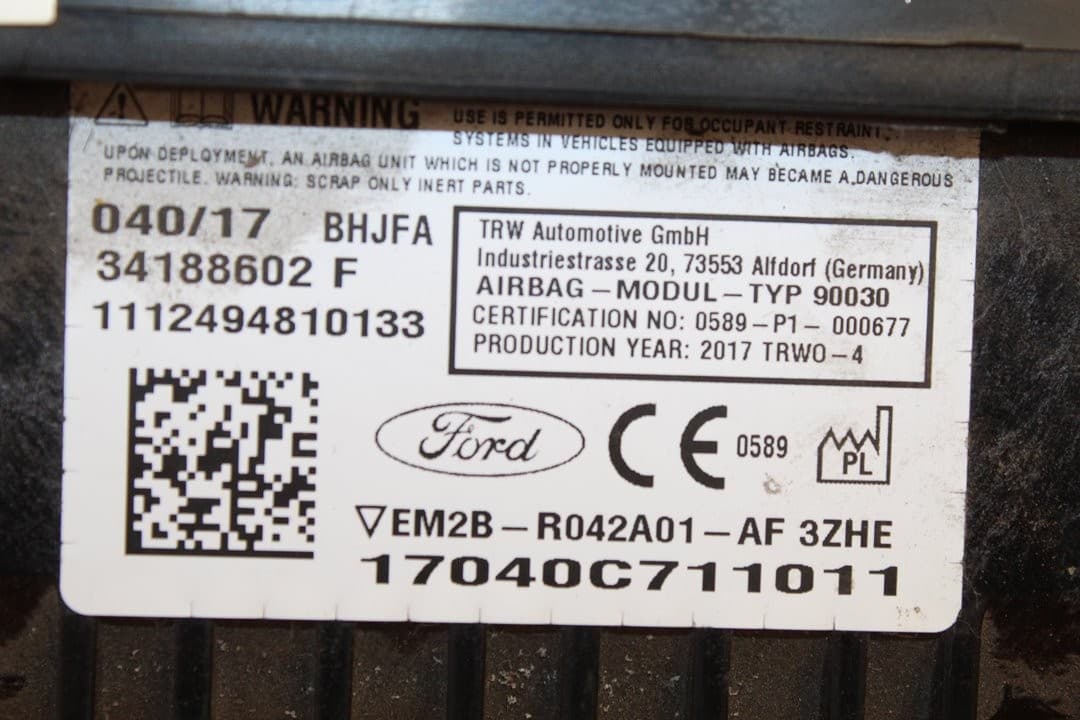 Kit airbag, Ford S-max (Cdr) Trend 2017 usado 9