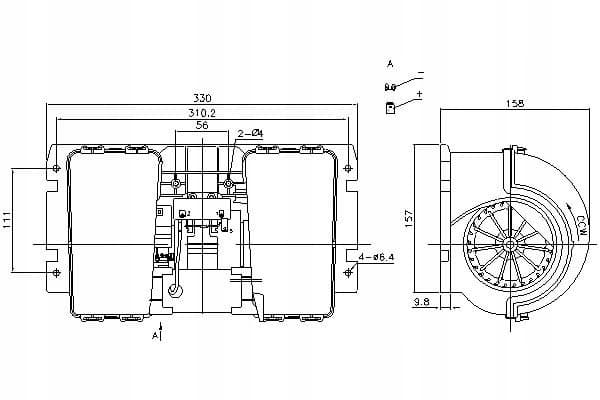 Ventilador interior Nissens 87146 nuevo 5
