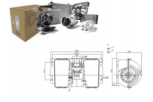 Ventilador interior Nissens 87146 nuevo 8