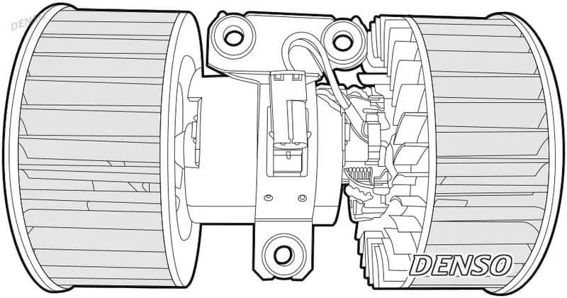 Ventilador interior Denso DEA05002 usado 2