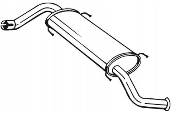 Bosal 281-873 Silenciador Final nuevo 9