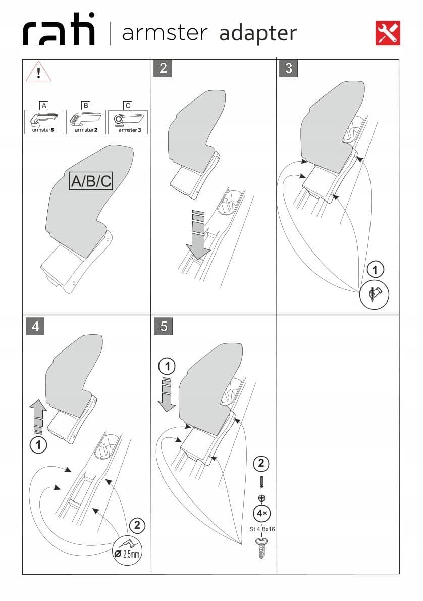 Reposabrazos para Toyota Aygo X, 2025- , Gris Titanio nuevo 2