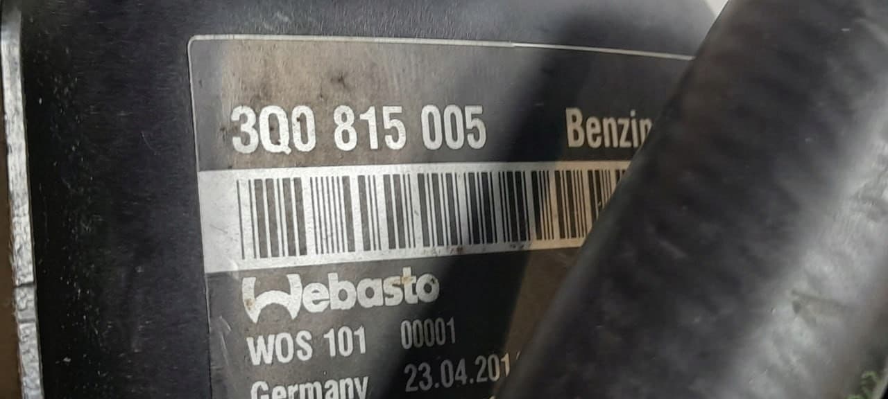 Webasto VW Passat B8 Gasolina 3Q0815005 usado 2