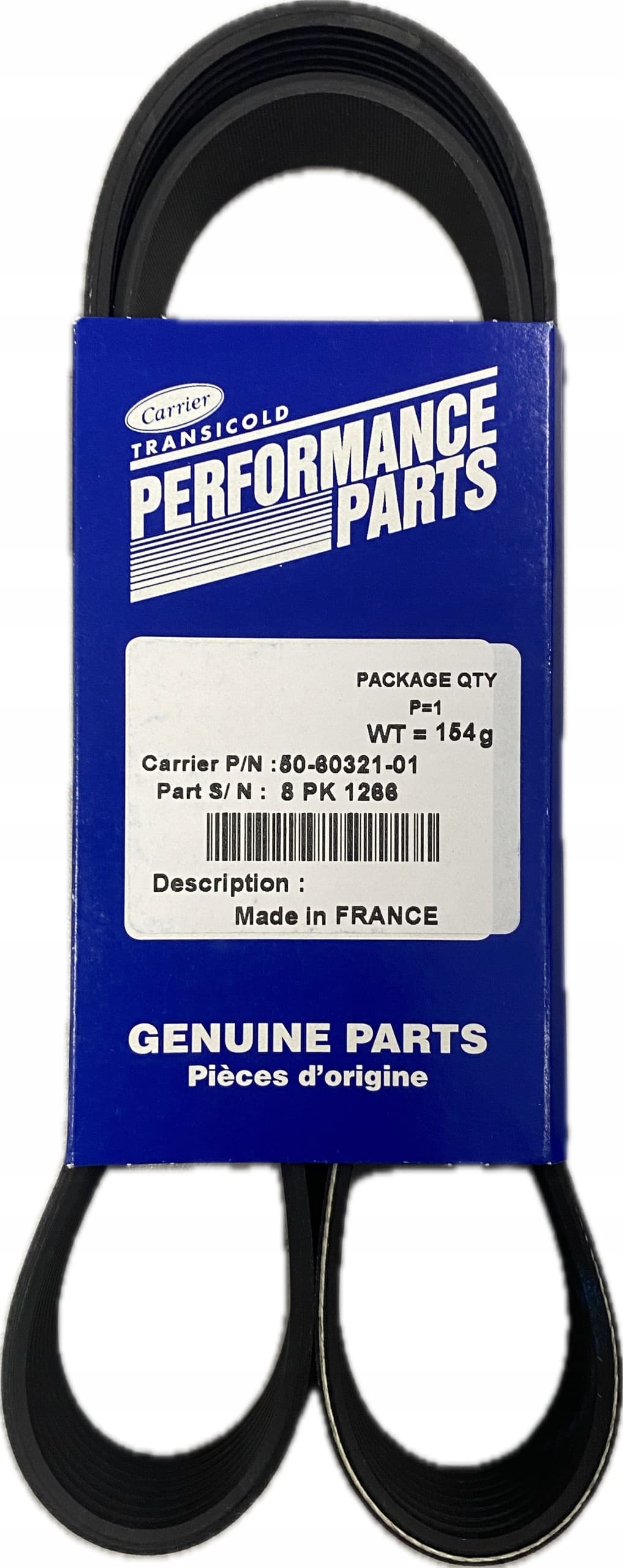 Correa 8PK1266 Carrier Supra 50-60321-01 nuevo