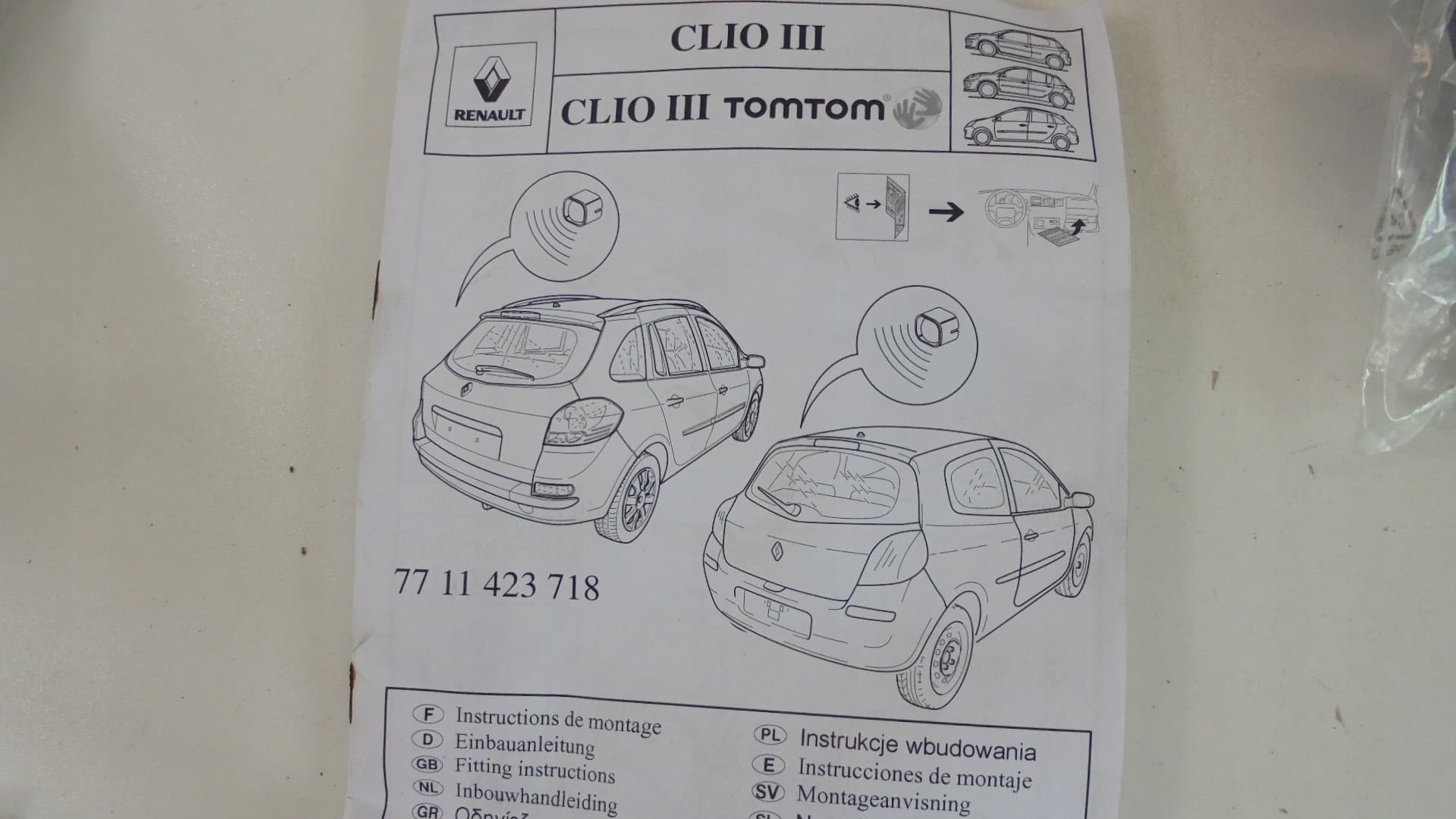 Renault Original 7711423718 nuevo 2