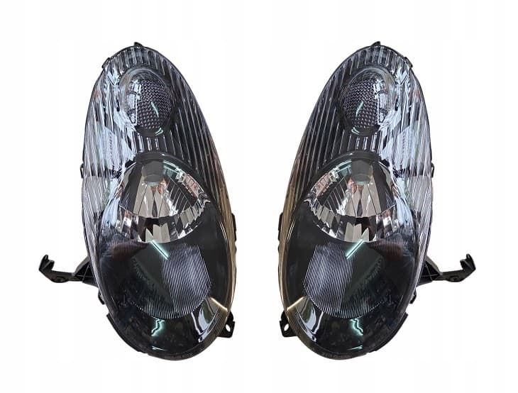 Juego de Faros Negros para Nissan Micra K12 2007-2010 nuevo