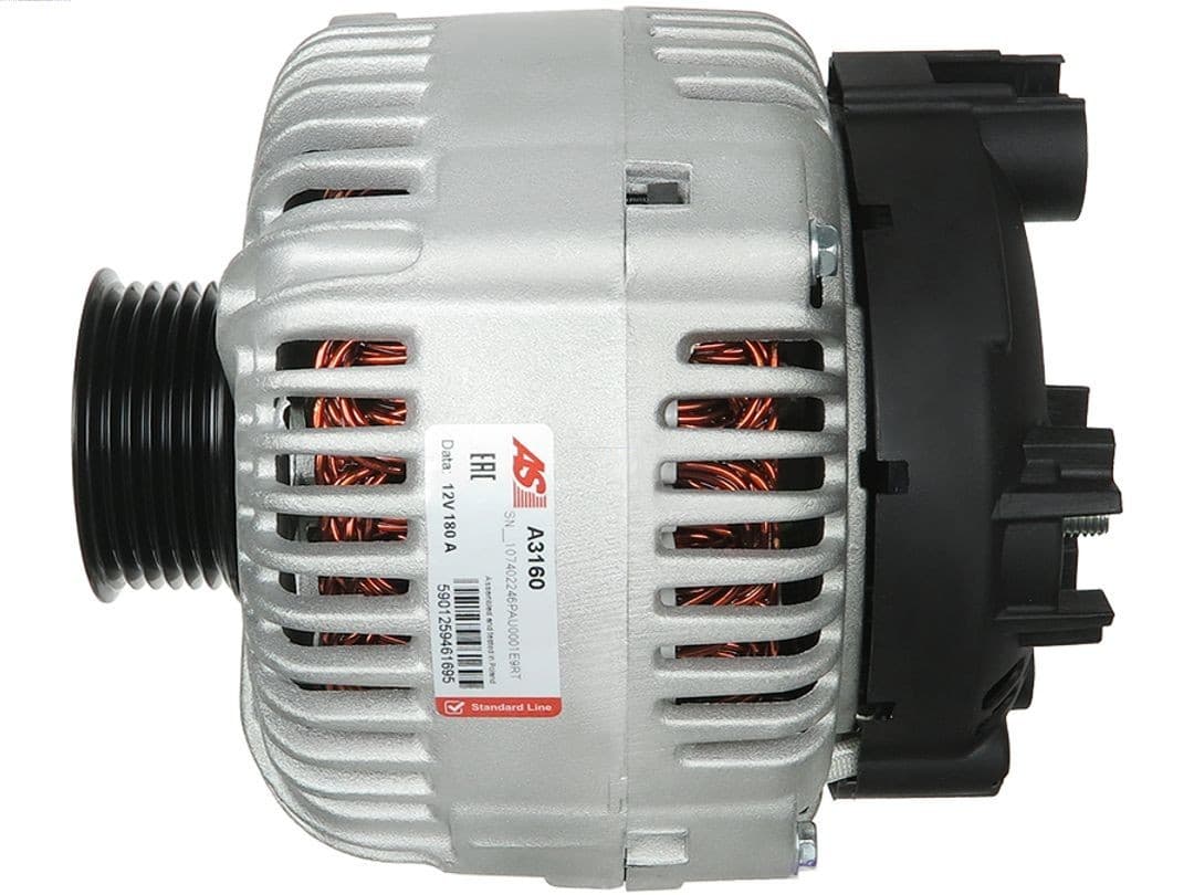 Alternador 180A A3160 As-Pl Audi A6 A8 Q7 C6 D3 I nuevo 3