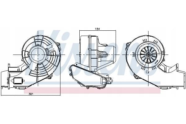 Ventilador interior Nissens 87247 nuevo 2
