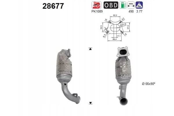 Catalizador AS 28677 nuevo 2
