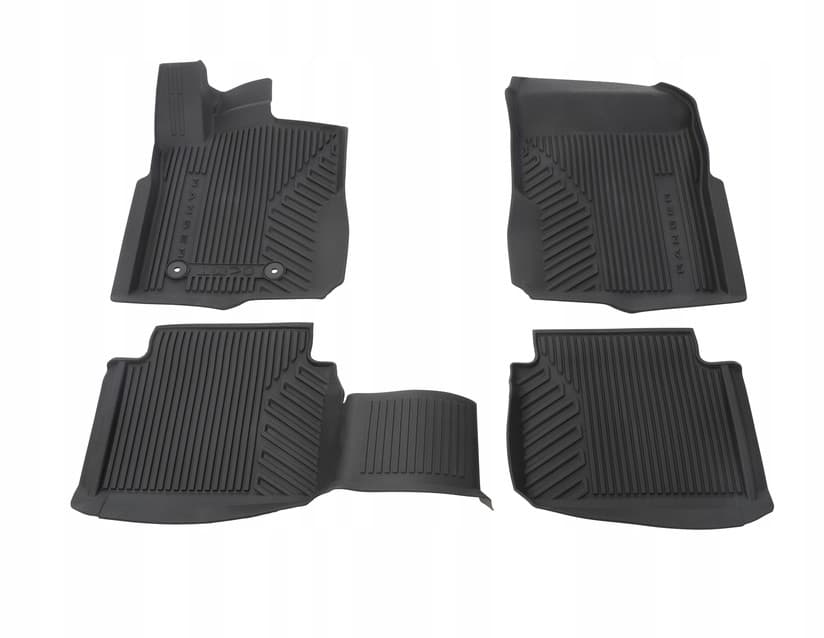 Alfombrillas de goma delanteras y traseras Ford Ranger 2022 nuevo