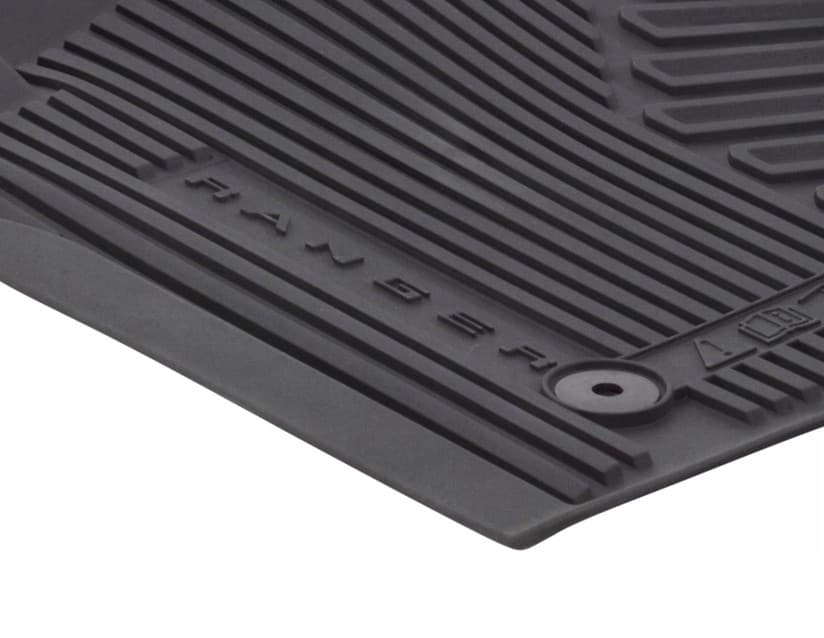 Alfombrillas de goma delanteras y traseras Ford Ranger 2022 nuevo 4