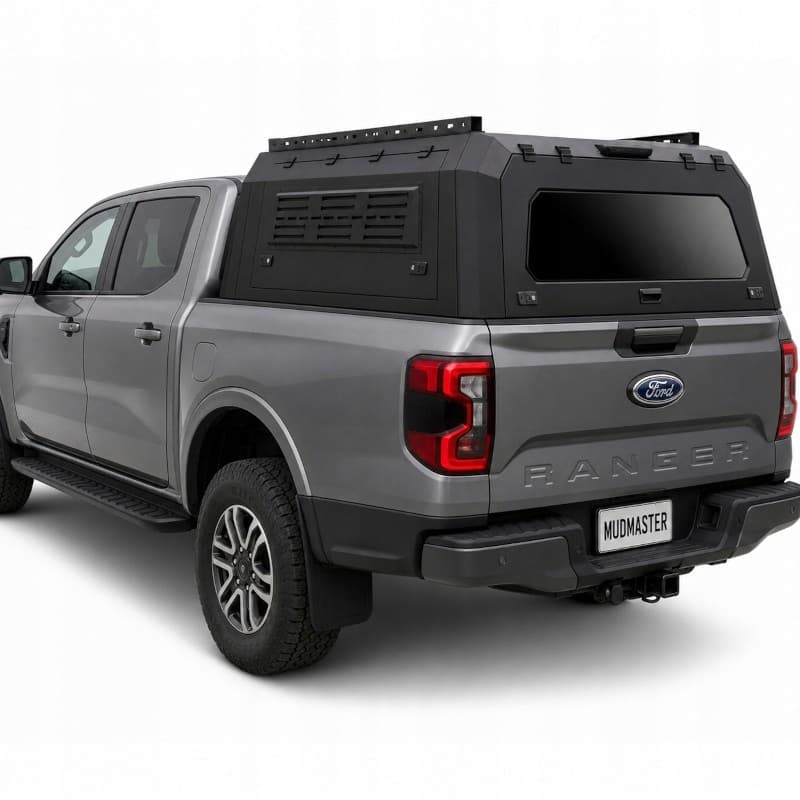 Cubierta de Carga de Aluminio Negra para Ford Ranger 2022 nuevo 2