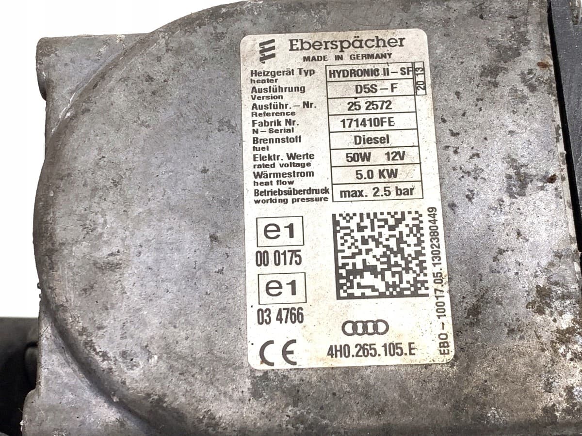 Webasto Audi A4 B8 4H0265105E Familiar 2.0 07-15 usado 6