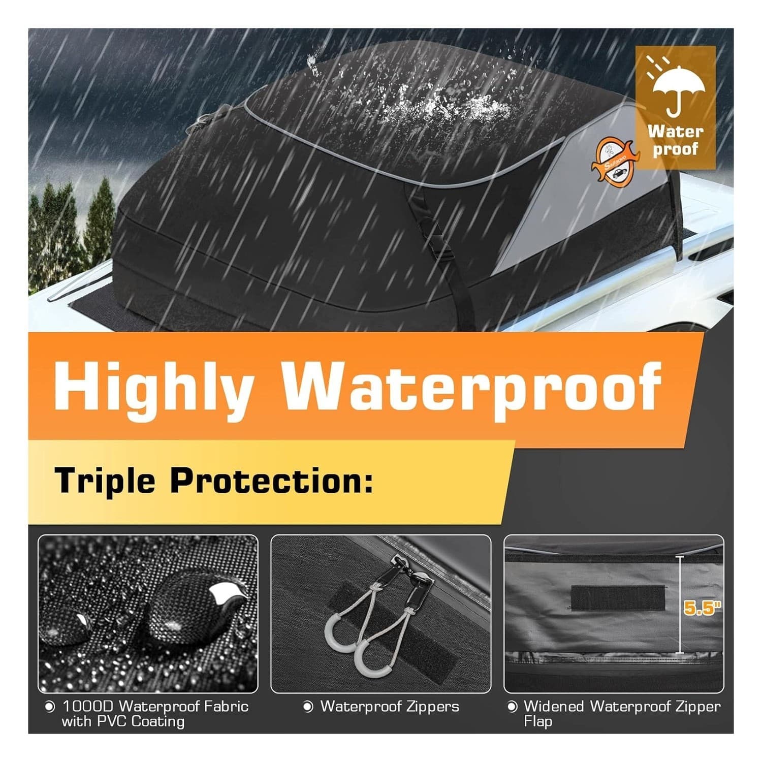 Cofre de Techo Plegable e Impermeable de 4 Metros Cúbicos nuevo 3