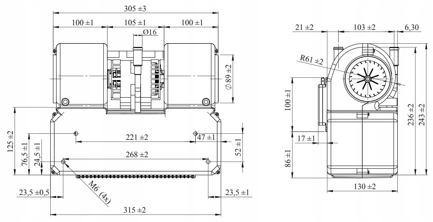 Calentador de Agua Universal Kormas 12V 8,4KW de Una Etapa nuevo 5