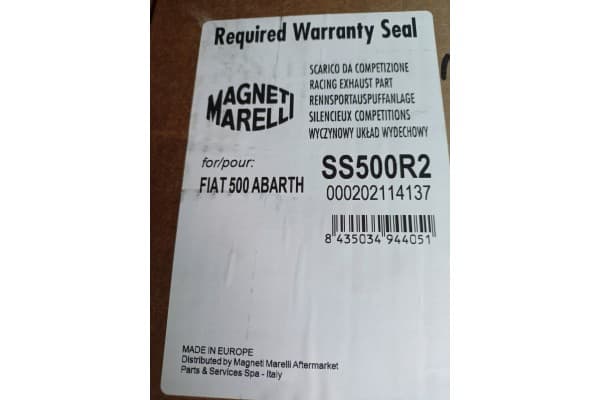 Magneti Marelli 000202114137 Sistema de escape nuevo 7