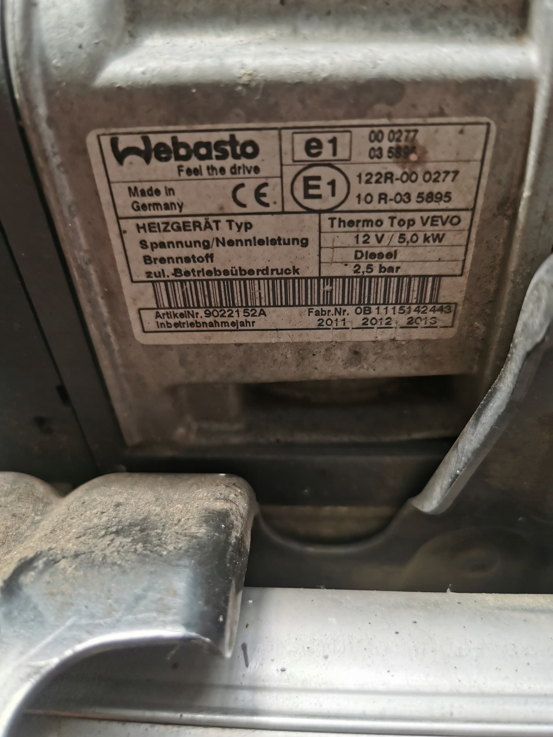 Webasto VW Volkswagen 1K0815065AR usado 3
