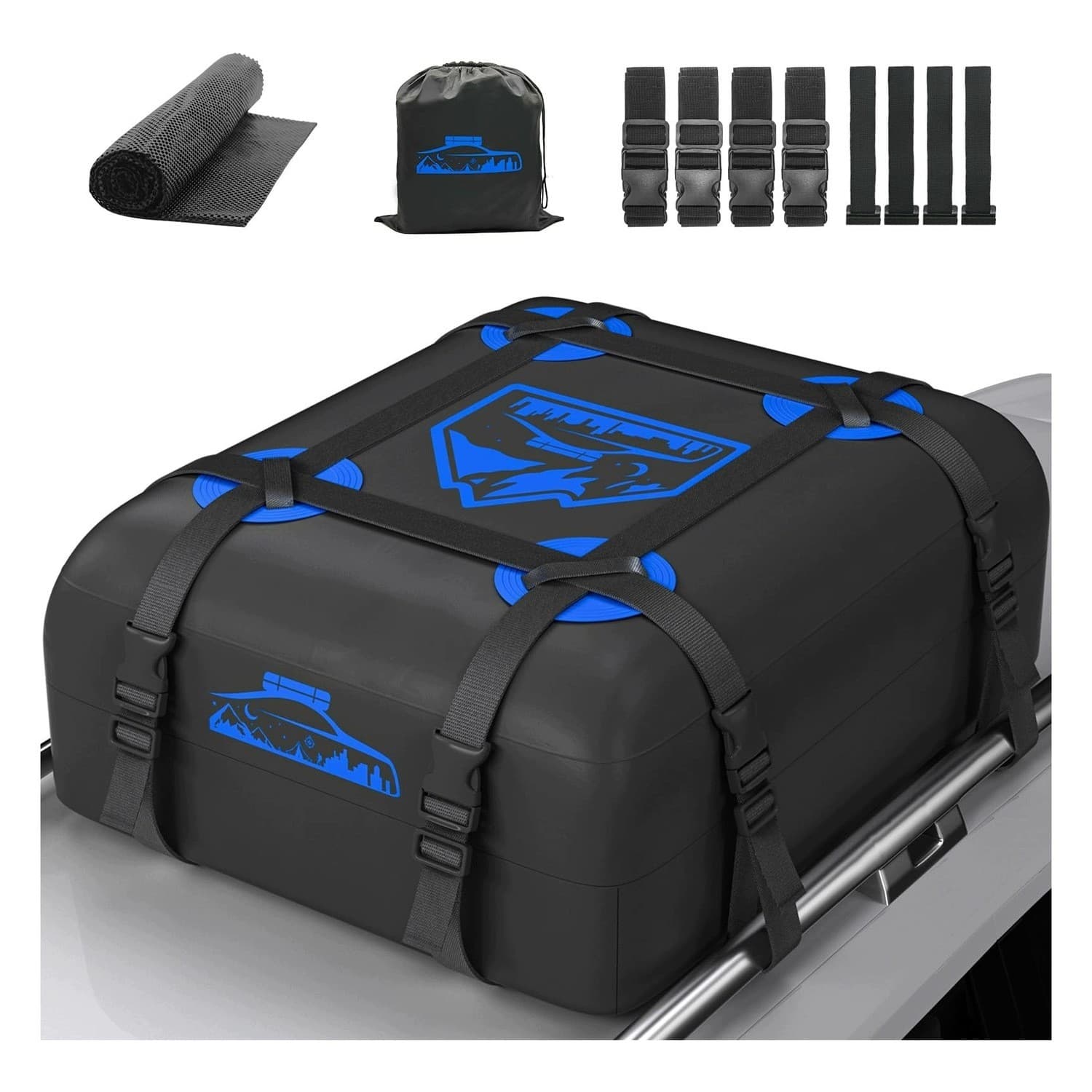 Cofre de Techo Impermeable - 15 m³ - para Coches - Espacio Extra nuevo
