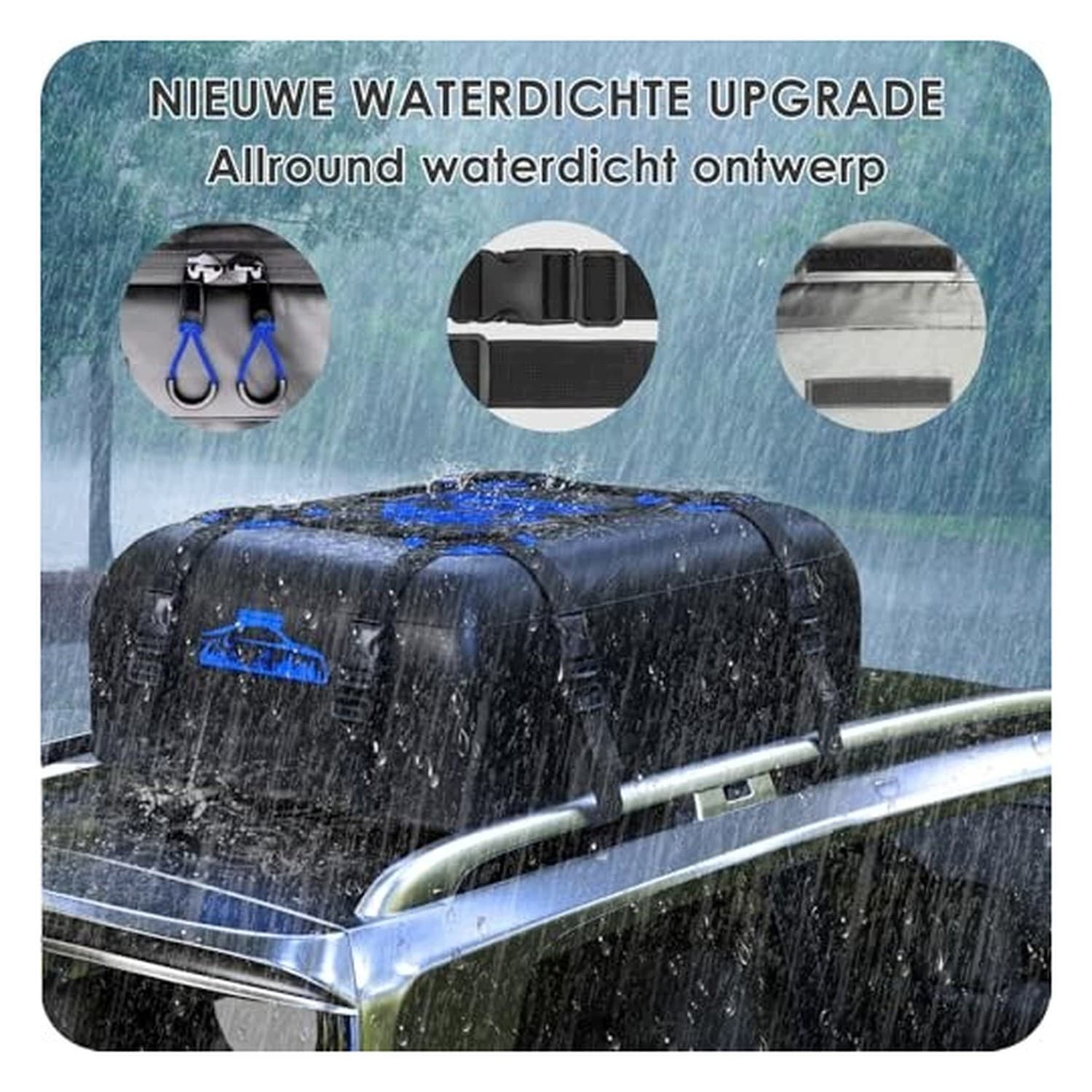 Cofre de Techo Impermeable - 15 m³ - para Coches - Espacio Extra nuevo 3
