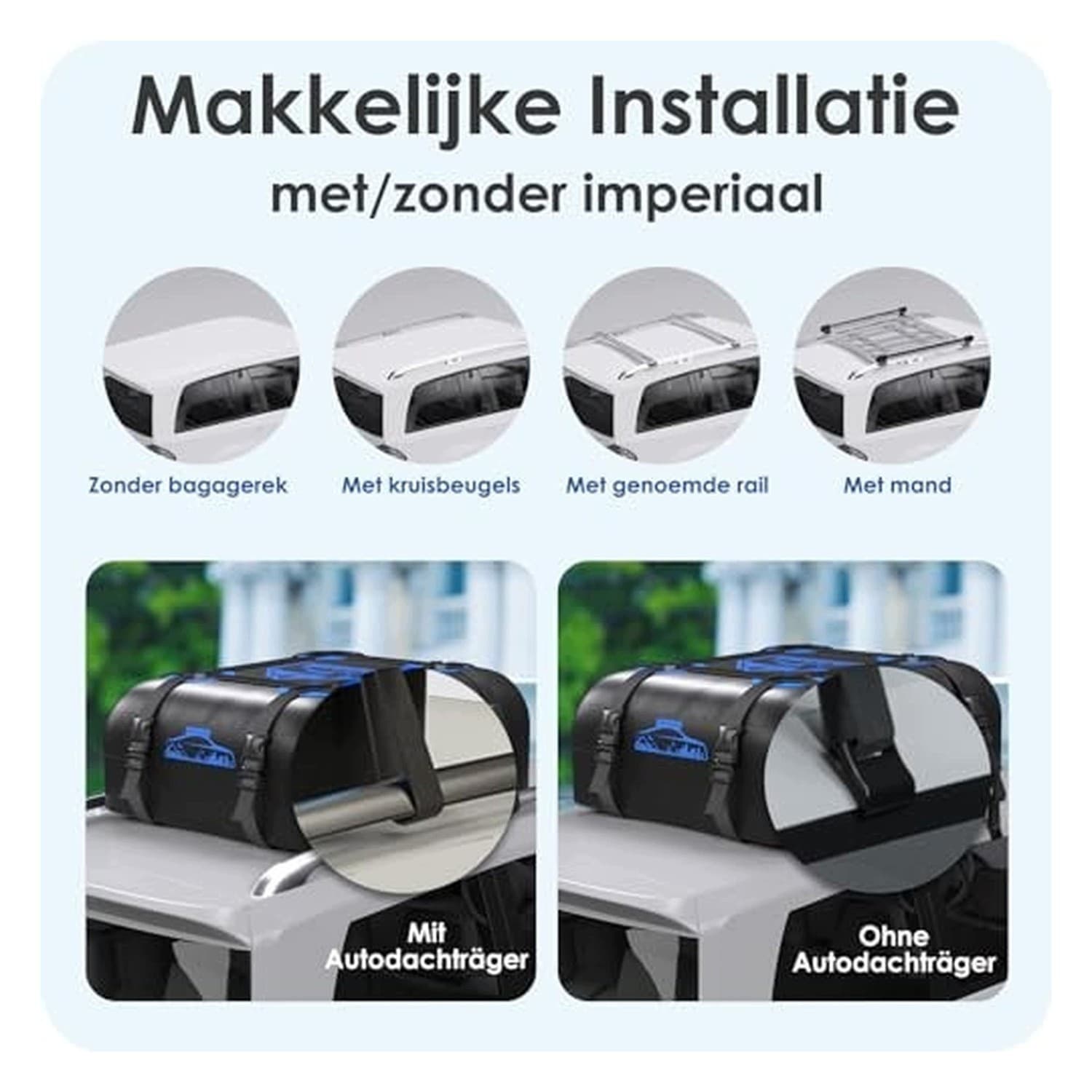 Cofre de Techo Impermeable - 15 m³ - para Coches - Espacio Extra nuevo 5