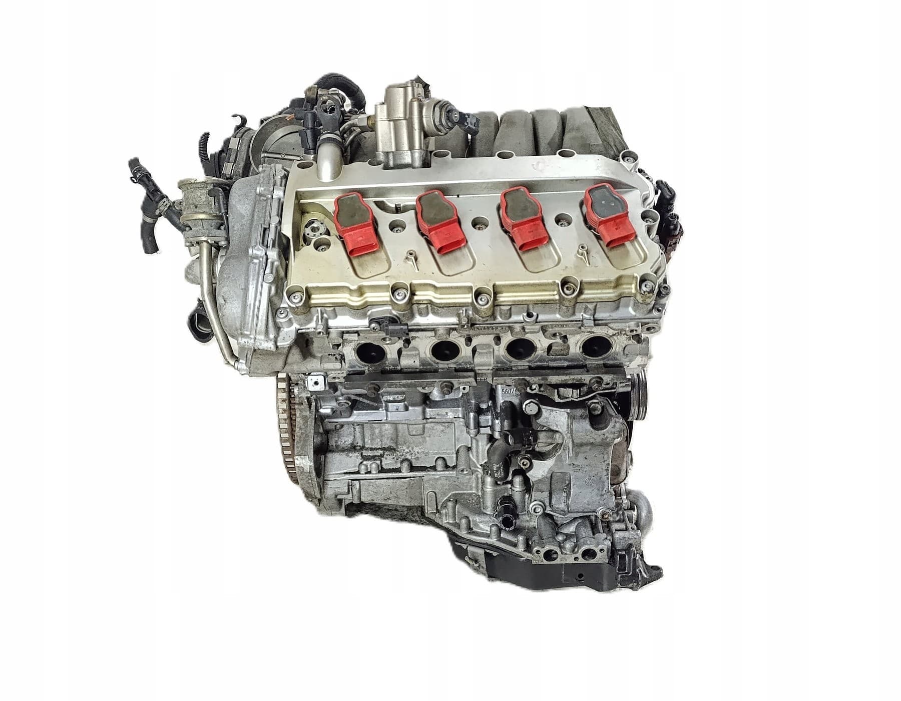 Motor de gasolina completo Audi A6 C6 A8 D3 4.2 FSI Bvj usado 4