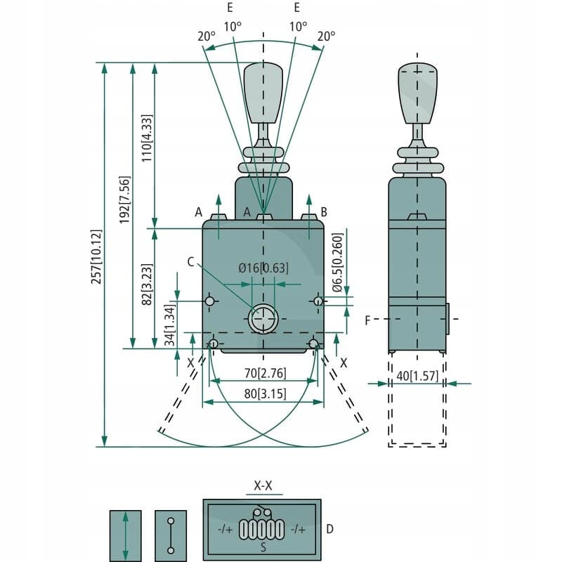 Joystick Danfoss Pvres nuevo
