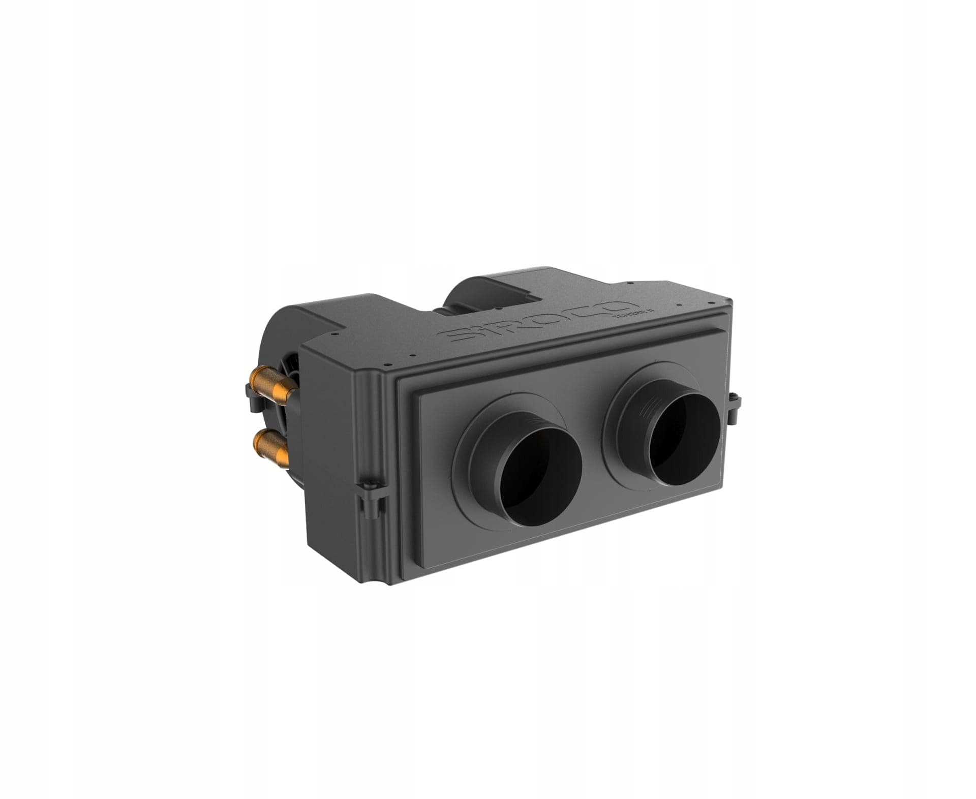 Calefactor Siroco 12V 215m3/h 2,89kW ABS negro nuevo