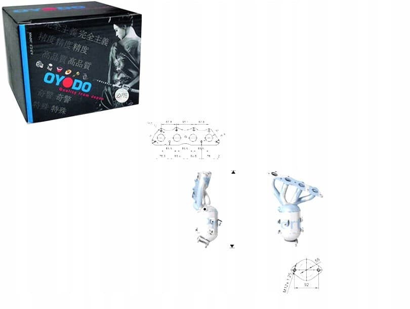 Catalizador Oyodo 10N0063-Oyo para Kia y Hyundai nuevo 2