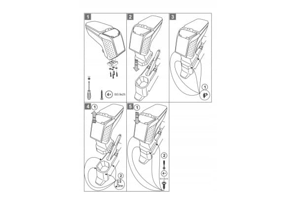 Reposabrazos para Suzuki Ignis (2017-...) - A2 plata nuevo 11