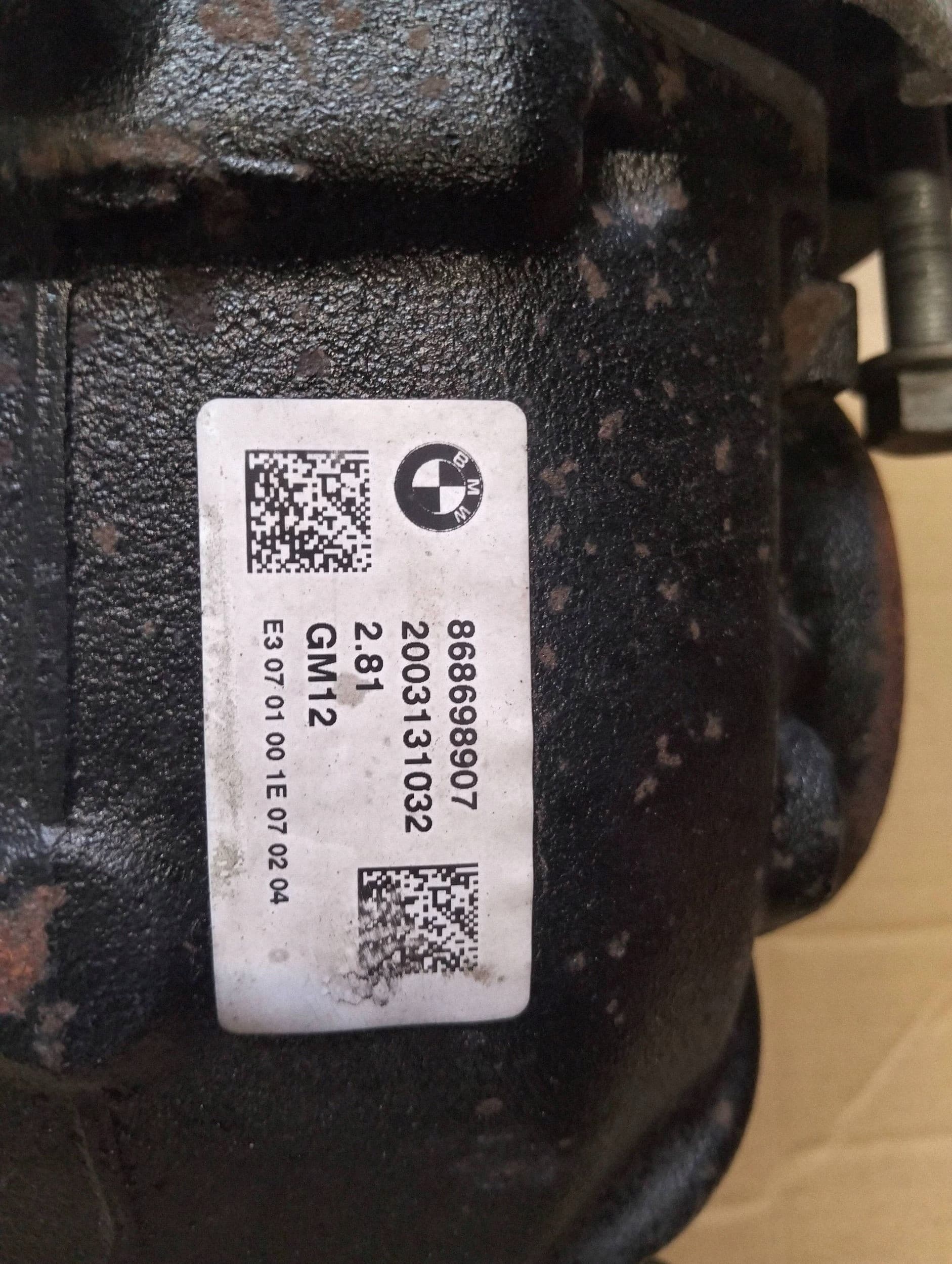 Diferencial Trasero BMW Serie 3 G20 G21 8686989 2.81 usado 6