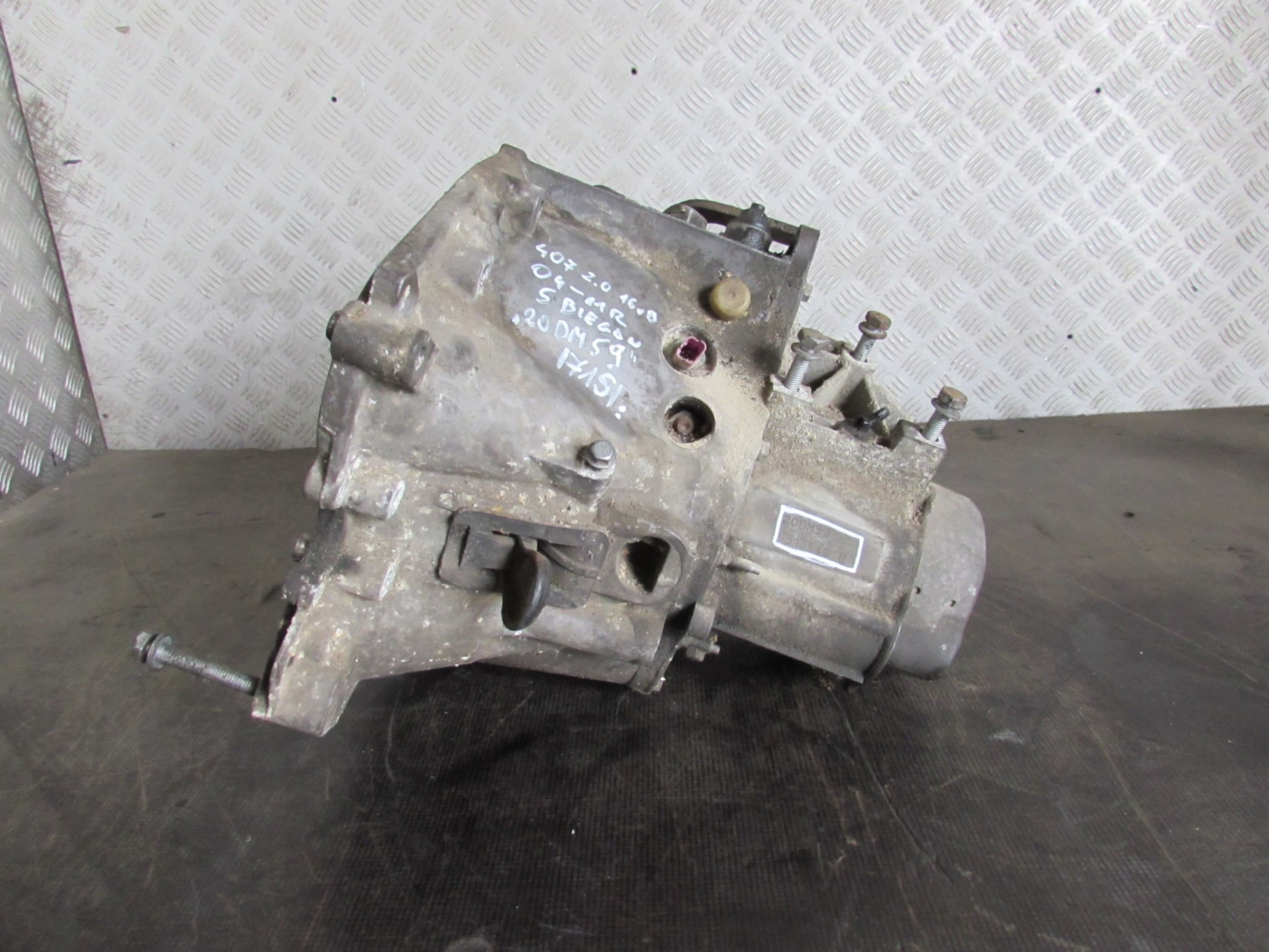 Transmisión 20DM59 Peugeot 407 2.0B 16V 04-11 usado 7