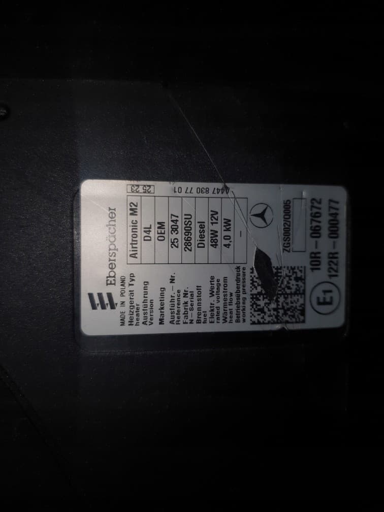 Calefacción diésel Airtronic M2 D4L 12V nuevo 2
