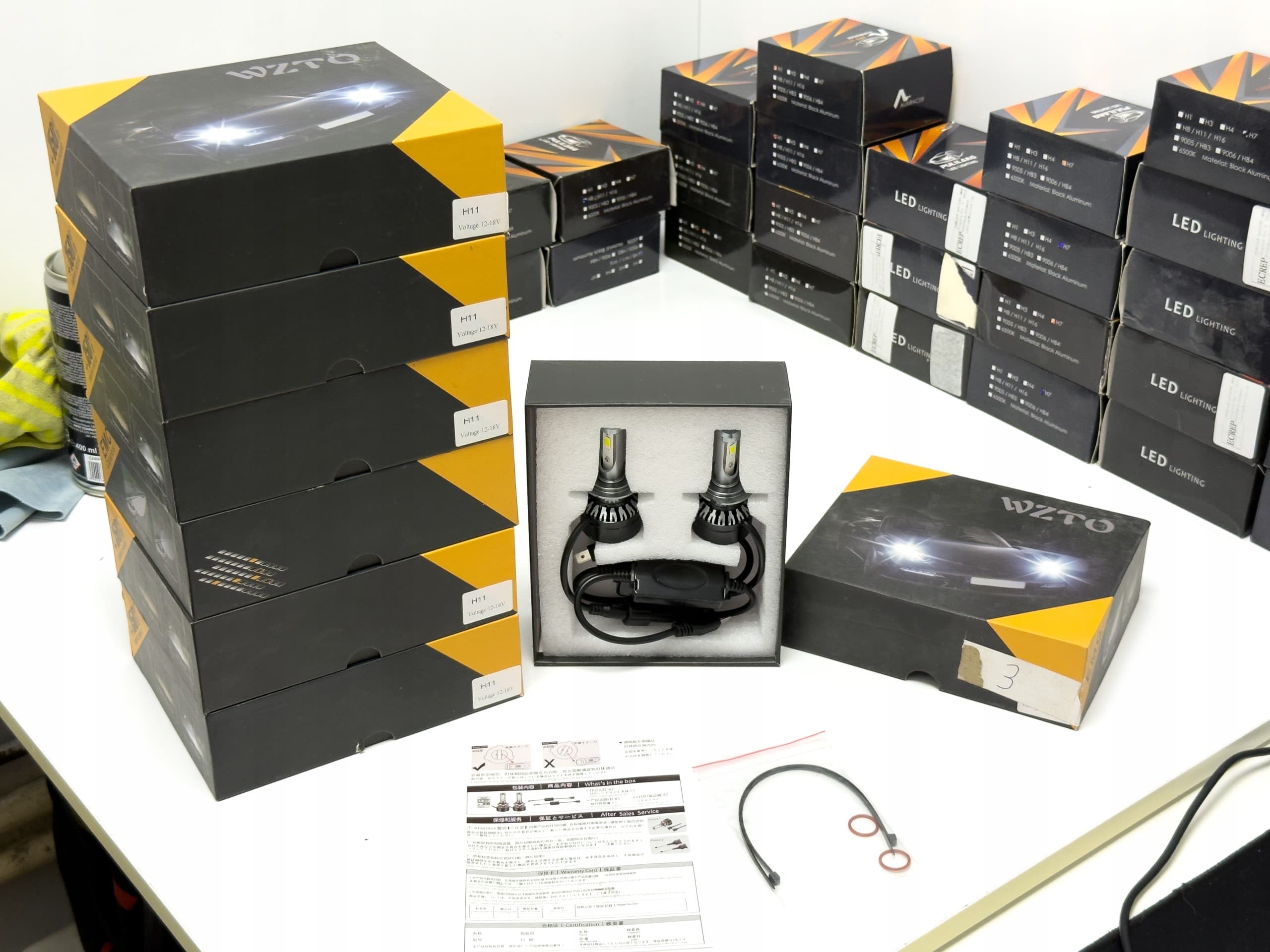 Kit de 77 Bombillas para Coche H1 H4 H8 H9 H11 H16 HB3 nuevo 2