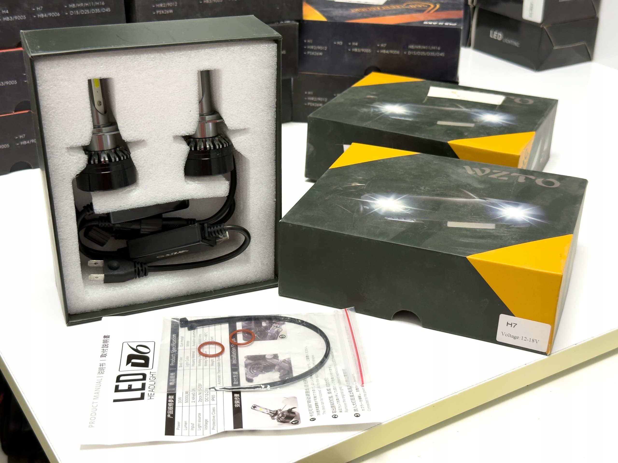 Kit de 77 Bombillas para Coche H1 H4 H8 H9 H11 H16 HB3 nuevo 3
