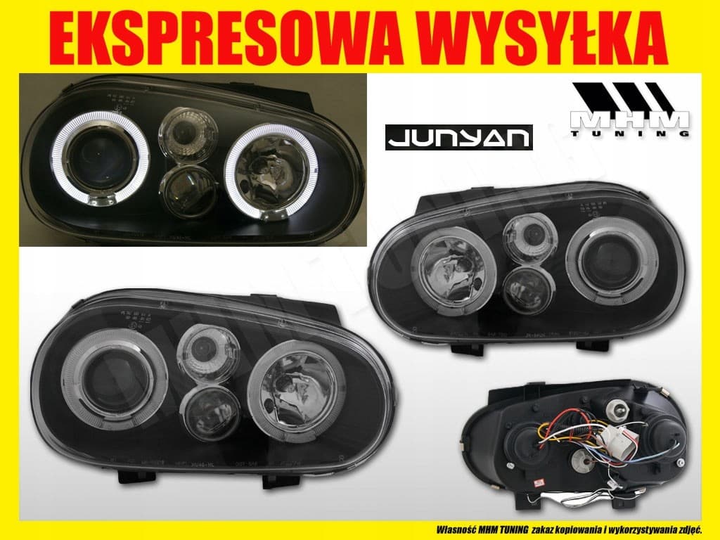 Faros delanteros Junyan LPVW60 para VW Golf IV 1J nuevo 6