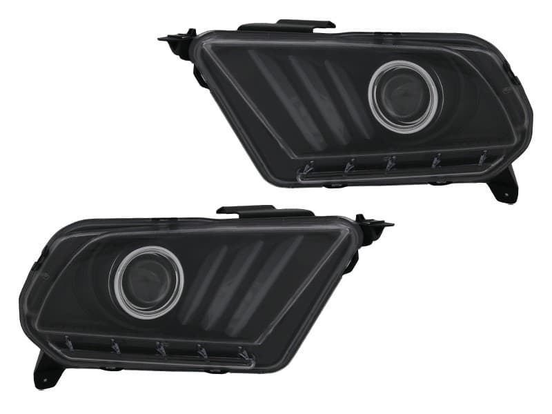 Faro delantero negro tuning Ford Mustang 2010-13 nuevo