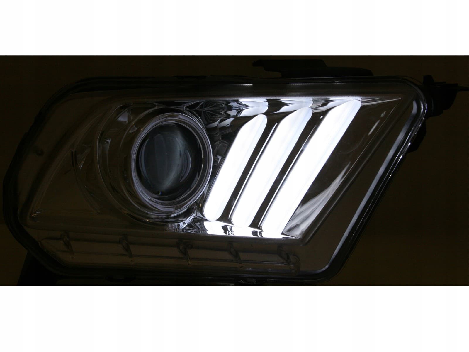 Faro delantero negro tuning Ford Mustang 2010-13 nuevo 2