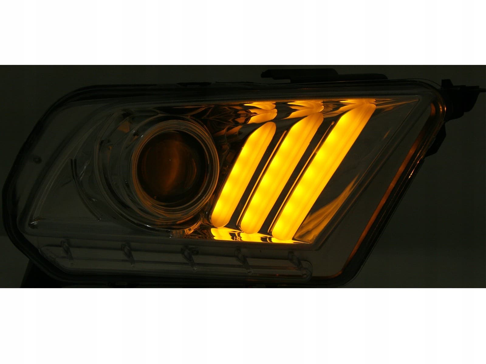 Faro delantero negro tuning Ford Mustang 2010-13 nuevo 3