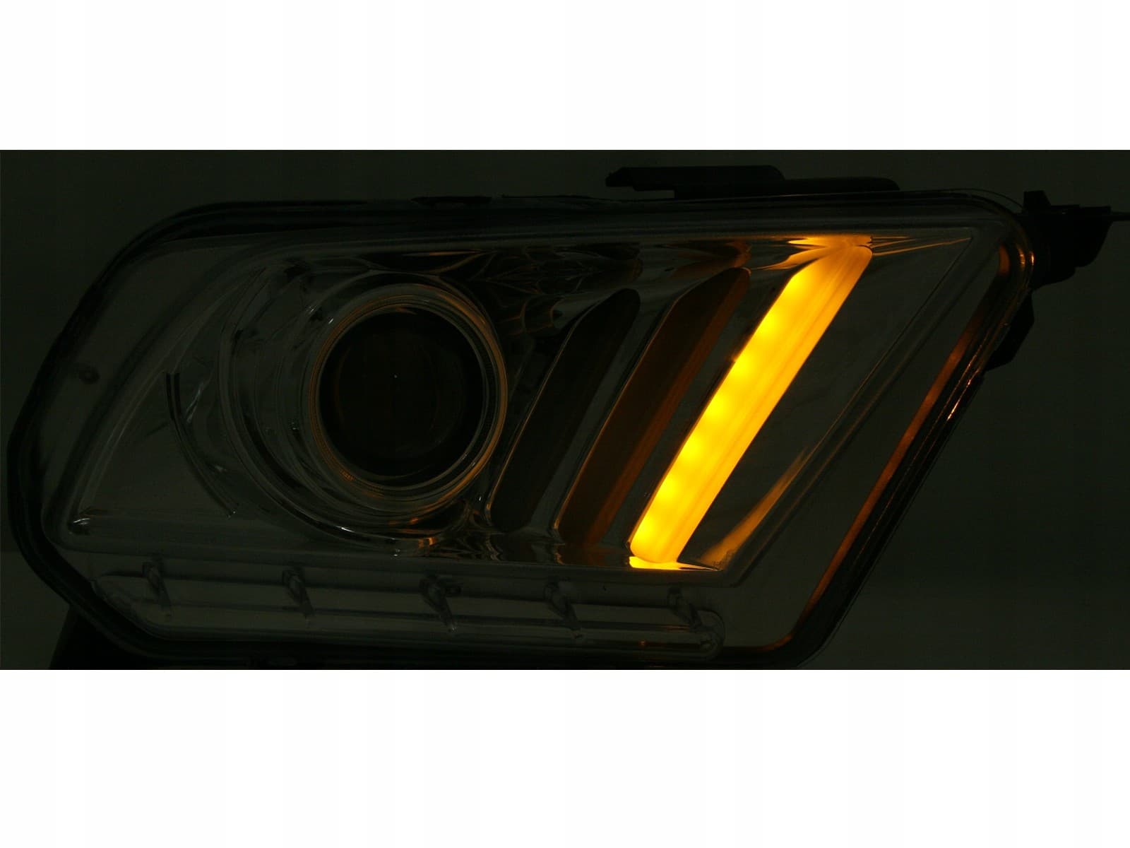 Faro delantero negro tuning Ford Mustang 2010-13 nuevo 5