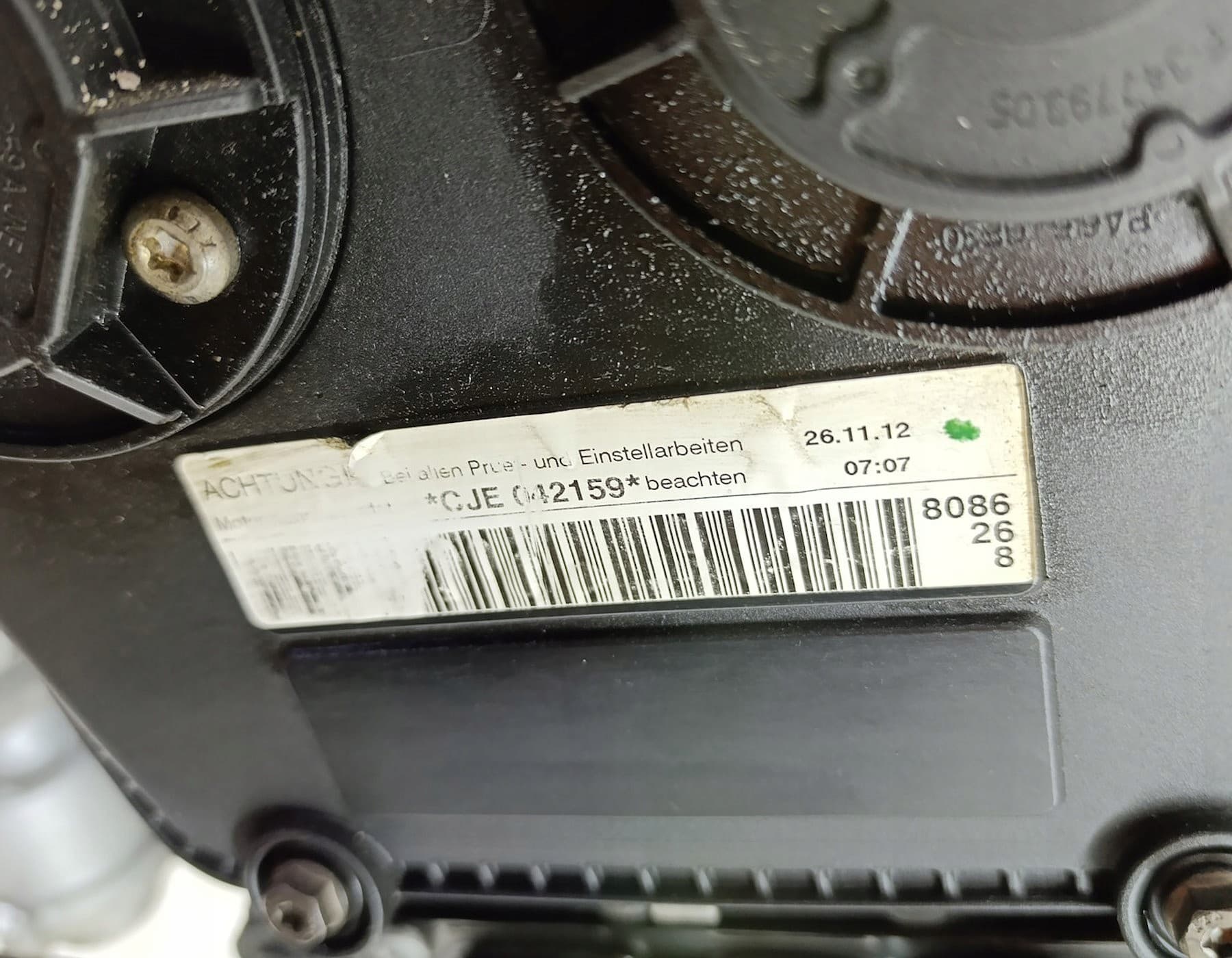 Motor de gasolina Audi A4 B8 1.8 Tfsi Cje usado 11