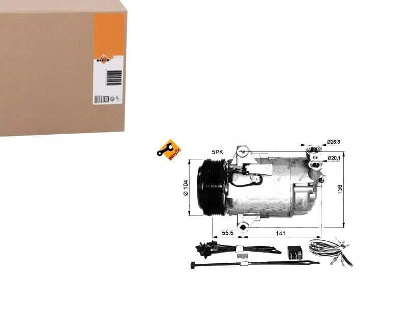 Compresor de Aire Acondicionado Nrf OEM 32426 nuevo 11