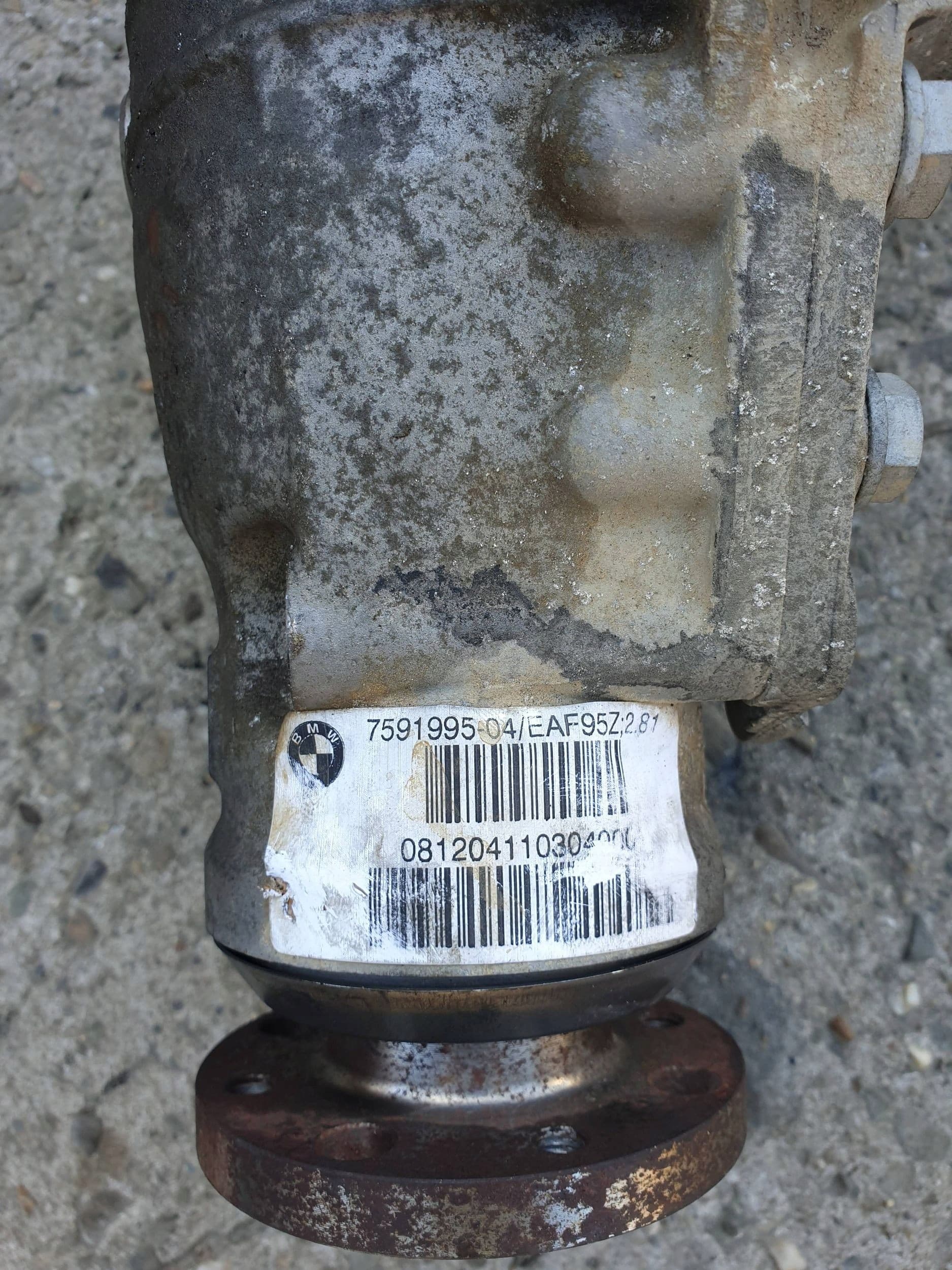 BMW F10 F11 F20 F30 Puente Diferencial Delantero 2.81 7591995 usado 4