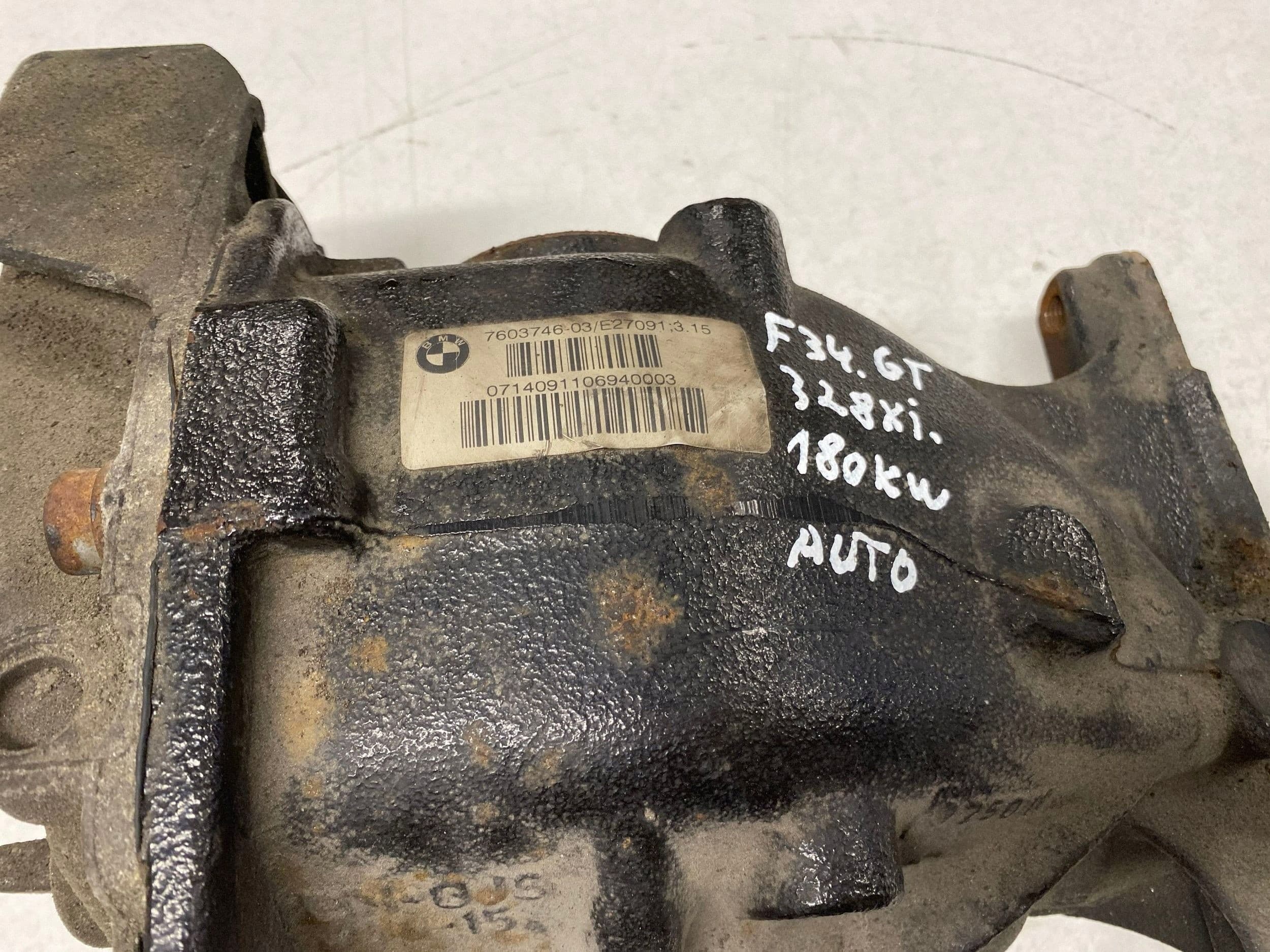 Diferencial Trasero Original BMW 3 GT F34 2014 7603746 usado 2