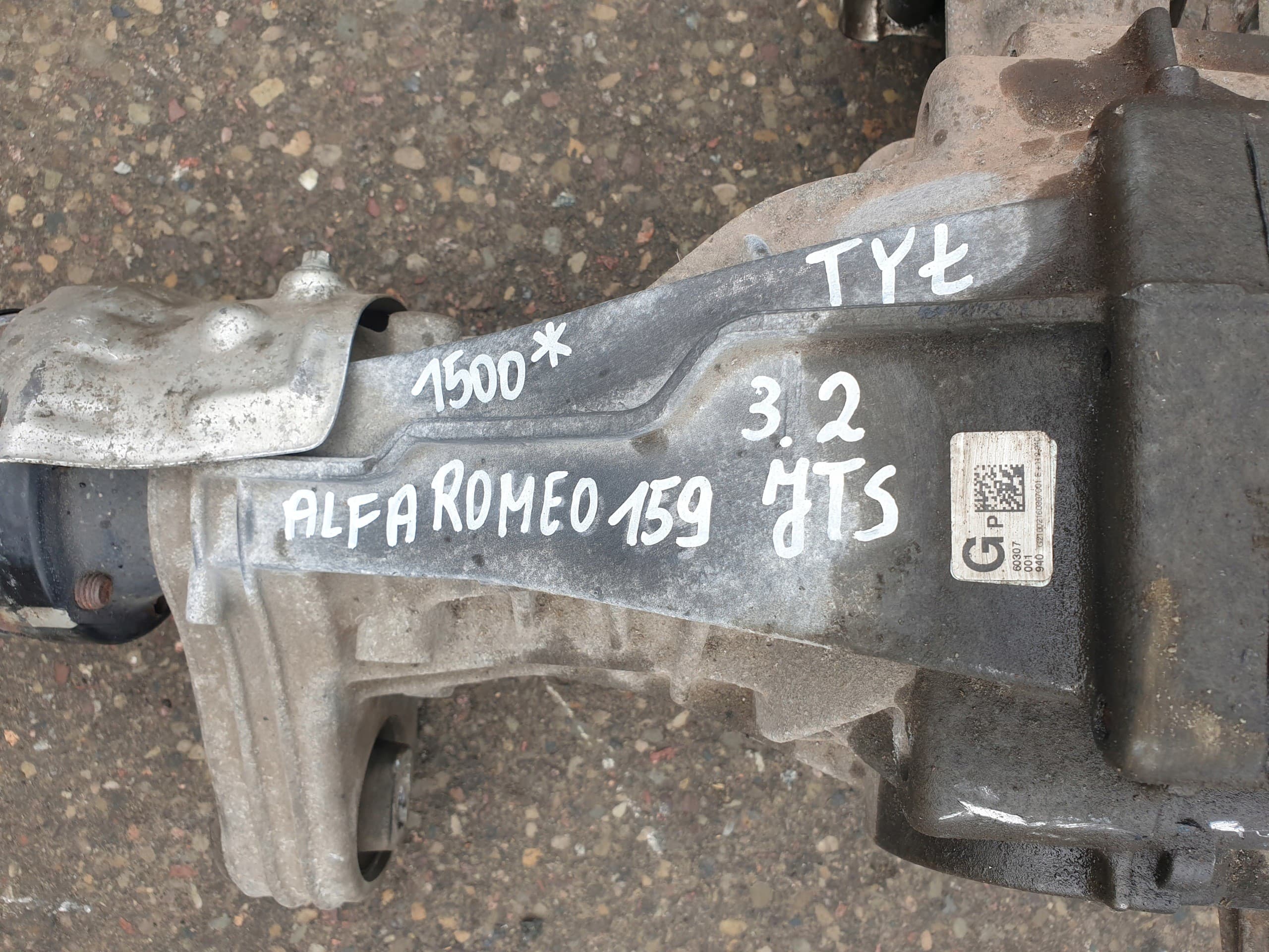 Puente diferencial trasero Alfa Romeo 159 3.2 Jts usado 10