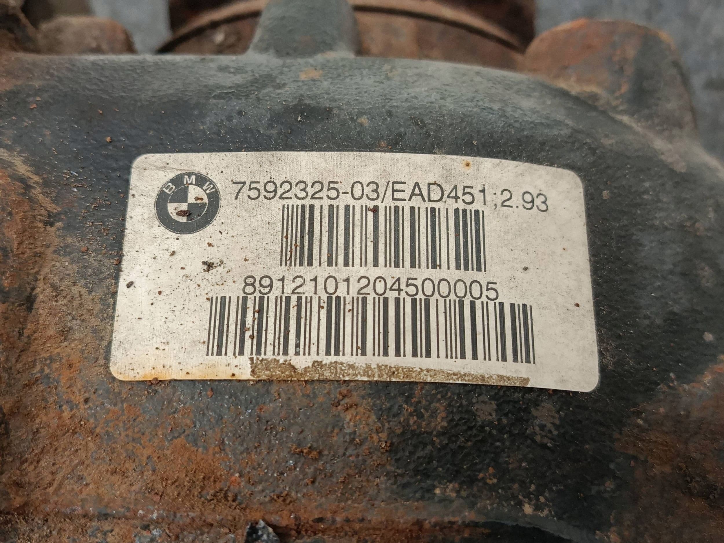 Diferencial trasero BMW X1 E84 7592325 usado 5