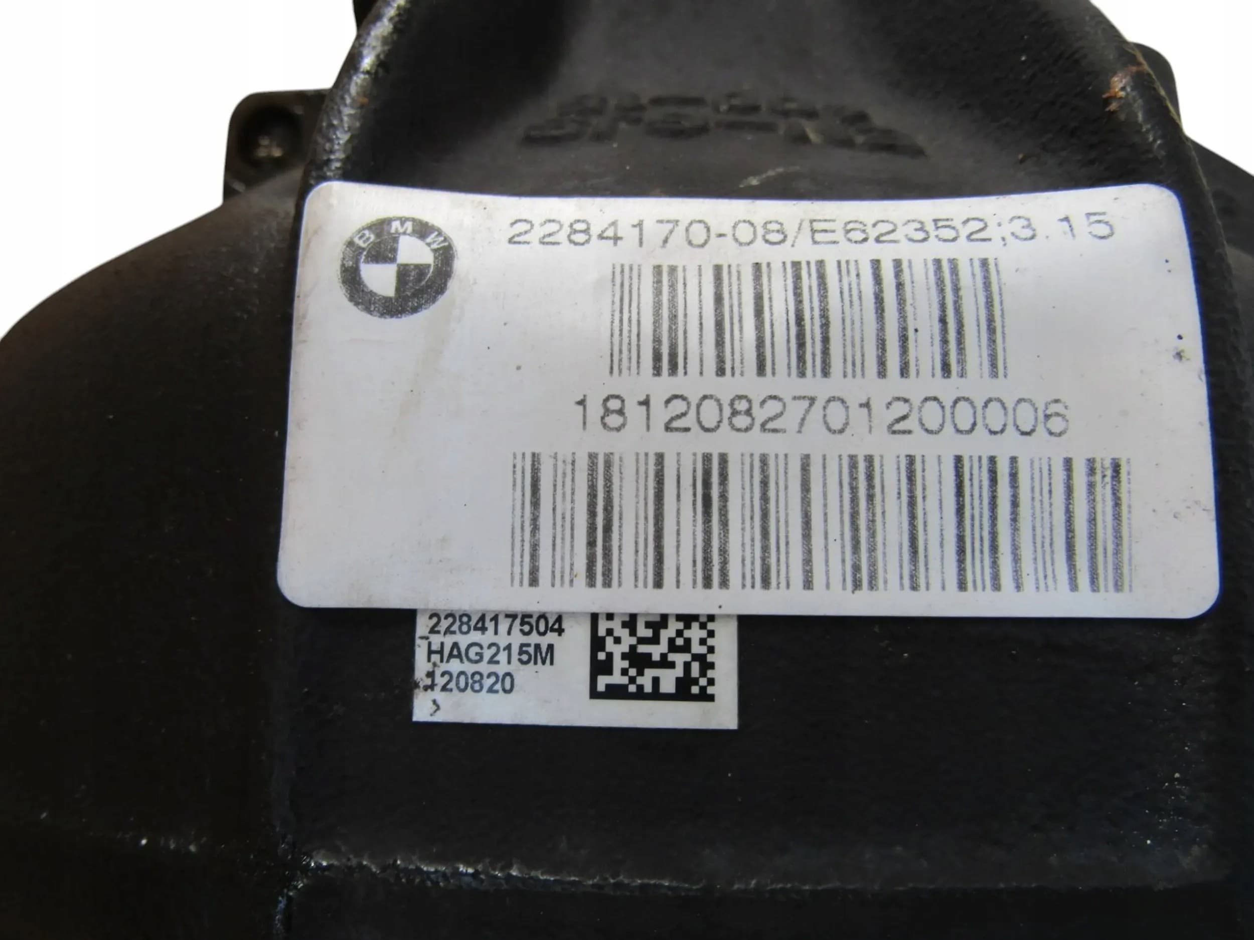 Puente Diferencial Trasero BMW M5 F10 M6 F06 F12 F13 3.15 usado 5