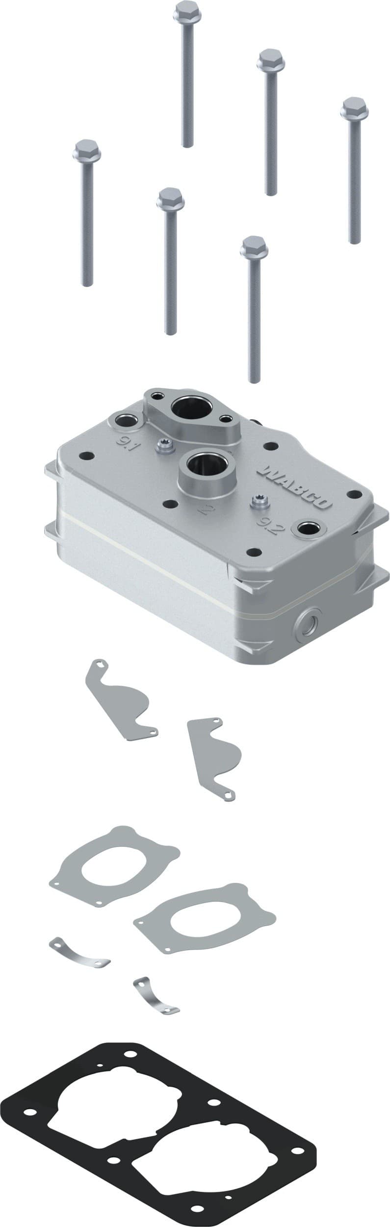 Culata del compresor de aire 412 442 000 2 para Rvi Kerax nuevo 4