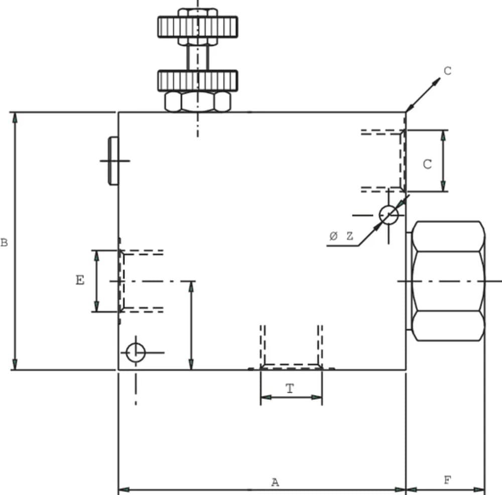 Válvula de Control de Flujo, 3 Vías VPR3ET05001 nuevo 3