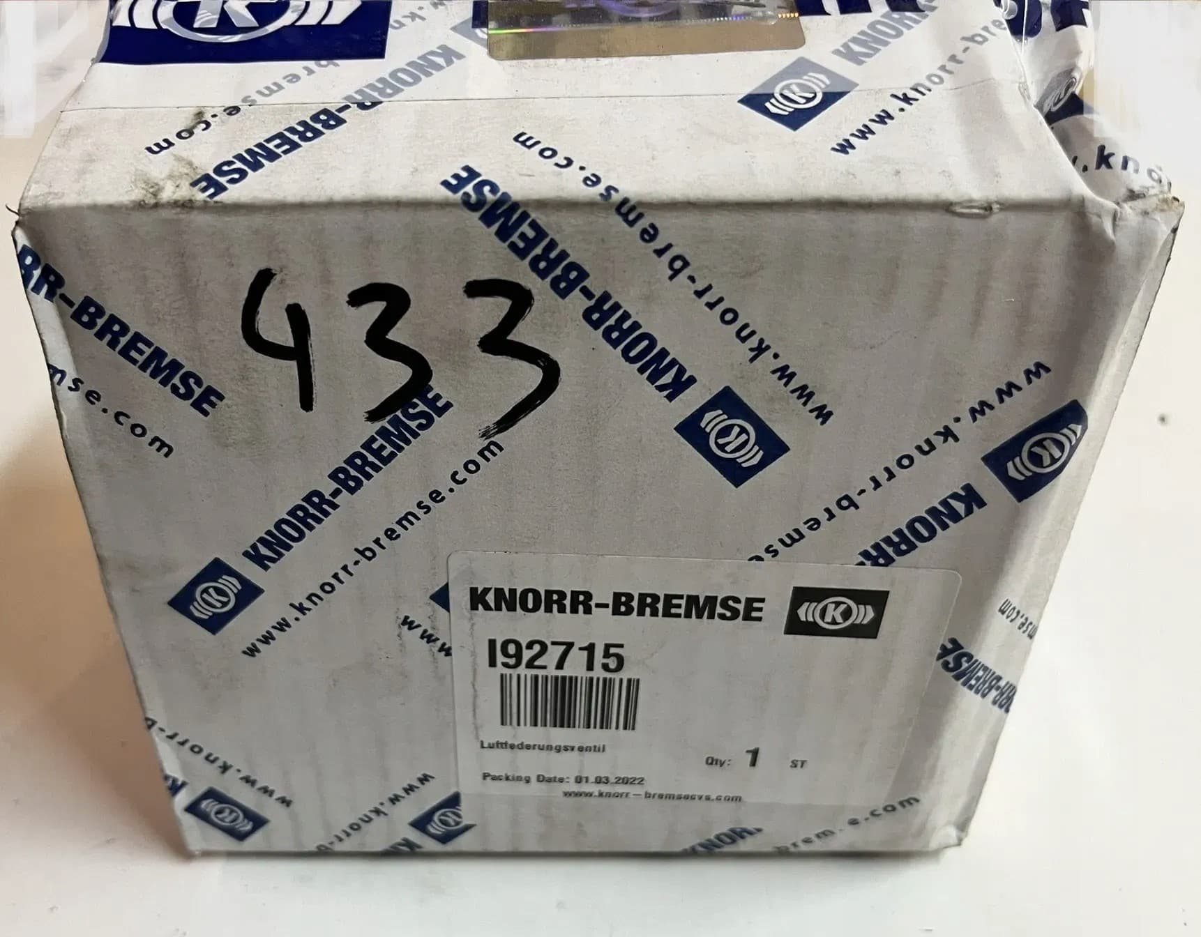 Válvula de Airbag Knorr-Bremse I92715 nuevo 6